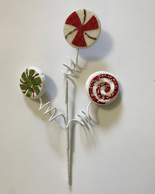 Gingerbread And Peppermint Candy Pick For Christmas Tree - DesignedBy The Boss