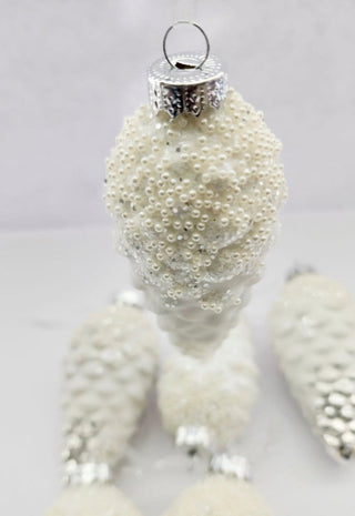 Glass Hanging Pinecone Ornaments (Pack Of 6) - DesignedBy The Boss