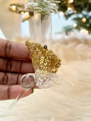 Glass Hummingbird Christmas Ornaments ( Set Of 3) - DesignedBy The Boss