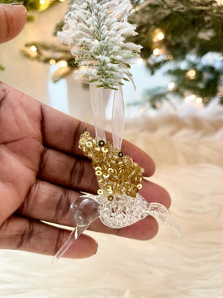 Glass Hummingbird Christmas Ornaments ( Set Of 3) - DesignedBy The Boss