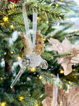 Glass Hummingbird Christmas Ornaments ( Set Of 3) - DesignedBy The Boss