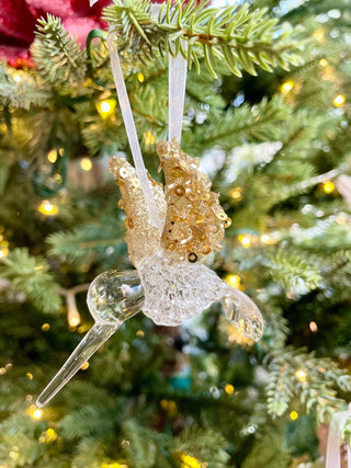 Glass Hummingbird Christmas Ornaments ( Set Of 3) - DesignedBy The Boss