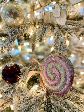 Glittered Lollipop Christmas Tree Pick With Bow - DesignedBy The Boss