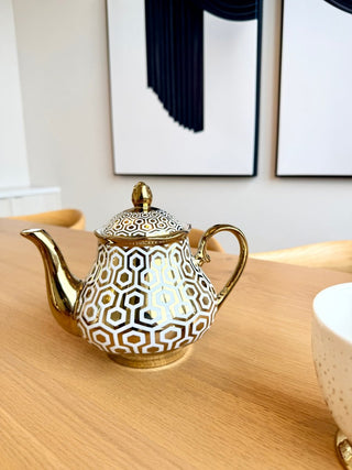 Gold Ceramic Teapot - DesignedBy The Boss