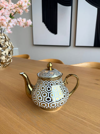 Gold Ceramic Teapot - DesignedBy The Boss