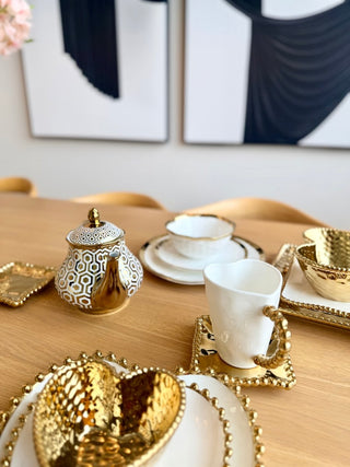Gold Ceramic Teapot - DesignedBy The Boss
