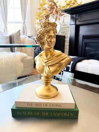 Gold Hand - Painted Decorative Object - Elegant Accent For Home Decor, Living Room, Office Space, Artful Design - DesignedBy The Boss