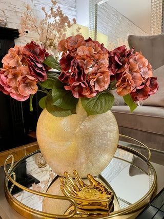 Gold Oval Decorative Flower Vase - DesignedBy The Boss