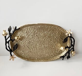 Gold Pomegranate Serving Tray - DesignedBy The Boss