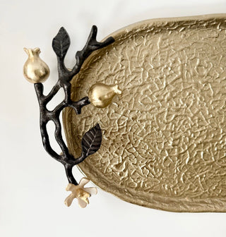 Gold Pomegranate Serving Tray - DesignedBy The Boss
