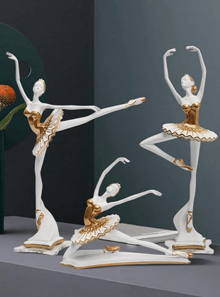 Golden Grace Ballerina Sculptures - DesignedBy The Boss