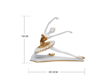Golden Grace Ballerina Sculptures - DesignedBy The Boss