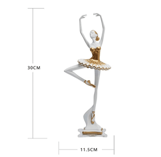 Golden Grace Ballerina Sculptures - DesignedBy The Boss