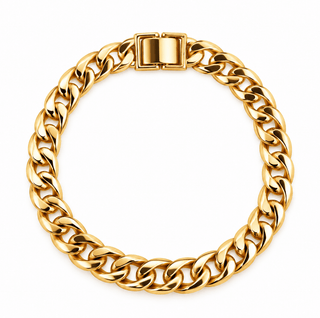 Golden Luxe Curb Chain Ankle Bracelet - DesignedBy The Boss
