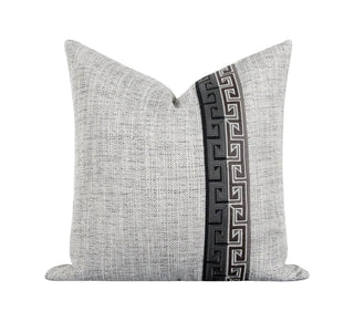 Gray Decorative Pillow Cover With Luxury Design (22" X 22" Set Of 2) - DesignedBy The Boss
