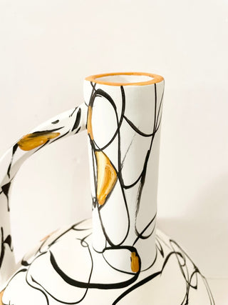 HandCrafted Luxury Texture Ceramic Vase - Modern Flower Vase By DesignedBy The Boss - DesignedBy The Boss