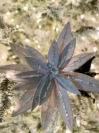 Large Grey & Silver Christmas Tree Pick - DesignedBy The Boss