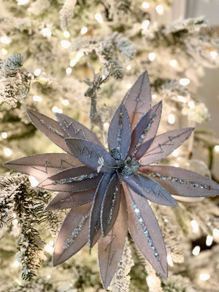 Large Grey & Silver Christmas Tree Pick - DesignedBy The Boss