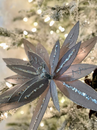 Large Grey & Silver Christmas Tree Pick - DesignedBy The Boss