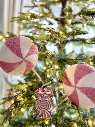 Large Peppermint Lollipop Stem Christmas Tree Pick - DesignedBy The Boss