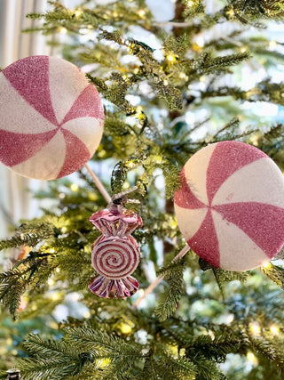 Large Peppermint Lollipop Stem Christmas Tree Pick - DesignedBy The Boss