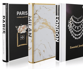 Luxury HardCover Decorative Books for Coffee Table - Designer Books Decor Set Of 3 - DesignedBy The Boss