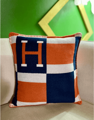 Luxury Letter H Wool Throw Blanket - H Double - Sided Thick Knitted Blanket - Soft and Comfortable - High Quality Fabric - DesignedBy The Boss