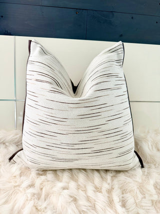 Nya By DesignedBy The Boss - Set of 2 Decorative Pillows Cover + 2 Down Feather Inserts (22"X22") - DesignedBy The Boss