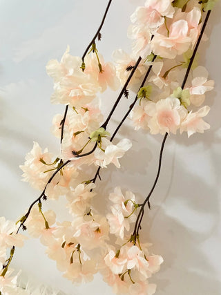 Pink Silk Hanging Cherry Blossom Spray - DesignedBy The Boss