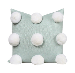 Pom Pom By DesignedBy The Boss Decorative Pillow Cover & Insert 22"X22" (Set Of 2) - DesignedBy The Boss