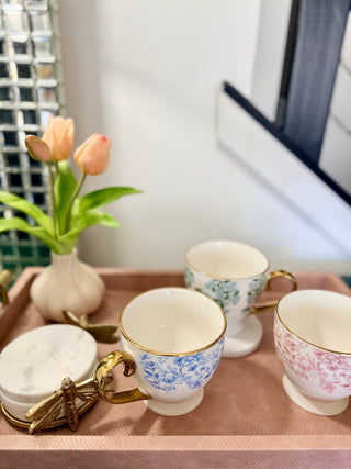 Real - touch ArtificialTulips Flower Arrangement in Ceramic Vase - DesignedBy The Boss
