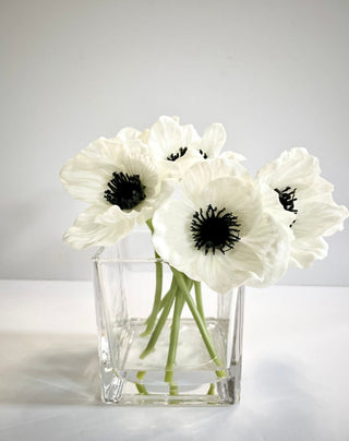 Realistic Poppy - Real Touch Artificial Flowers - Poppy Silk Flower Arrangement - DesignedBy The Boss