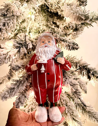 Santa Midnight Snack - Santa Claus Drinking Hot Cocoa & Cookies - DesignedBy The Boss