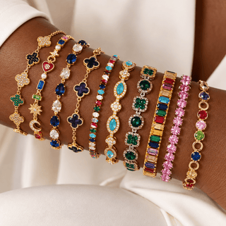 The Luxe Bracelet Collection – Color, Sparkle & Elegance - DesignedBy The Boss