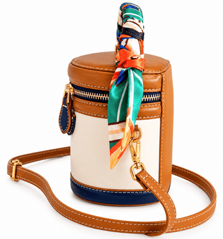 The Luxe Scarf-Wrapped Mini Crossbody Bag - DesignedBy The Boss