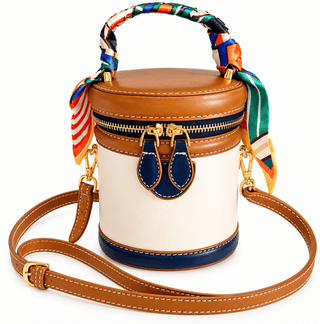 The Luxe Scarf-Wrapped Mini Crossbody Bag - DesignedBy The Boss
