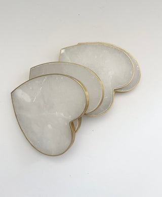 White Marble Coasters (set of 4) - DesignedBy The Boss