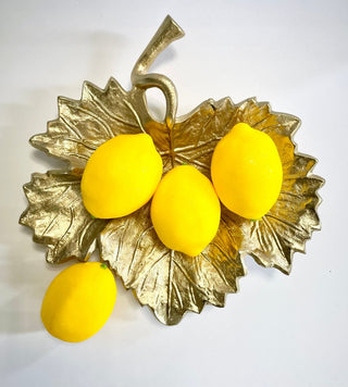 Yellow Faux Lemons Figurines Decorative Filler - Sculptures (7 Pcs) - DesignedBy The Boss