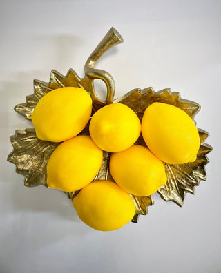 Yellow Faux Lemons Figurines Decorative Filler - Sculptures (7 Pcs) - DesignedBy The Boss