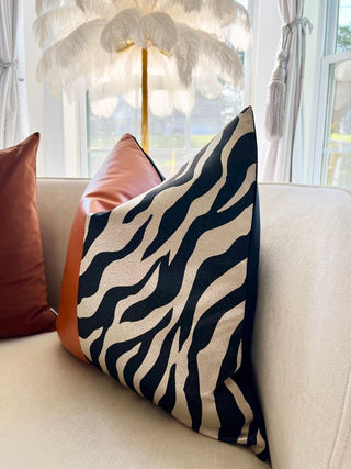 Zebra Print Decorative Pillow Cover By DesignedBy The Boss - Home Decor - DesignedBy The Boss