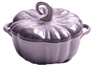3.7L Pumpkin Shape Cast Iron Dutch Oven With Stainless Steel Knob - DesignedBy The Boss