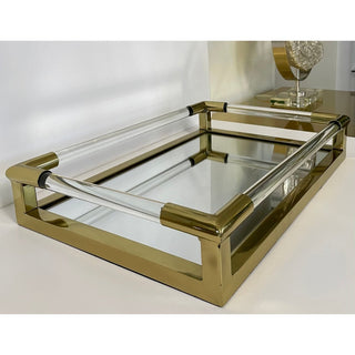 Acrylic And Metal Tray - DesignedBy The Boss