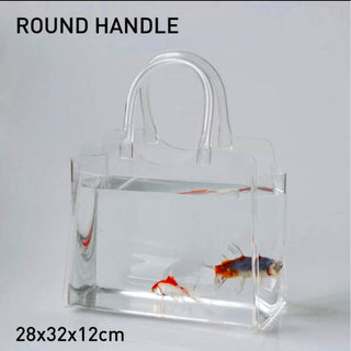 Acrylic Handbag vase For decoration, fish tank flower pot - DesignedBy The Boss