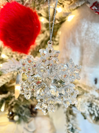 Acrylic Snowflake Christmas Ornament - DesignedBy The Boss