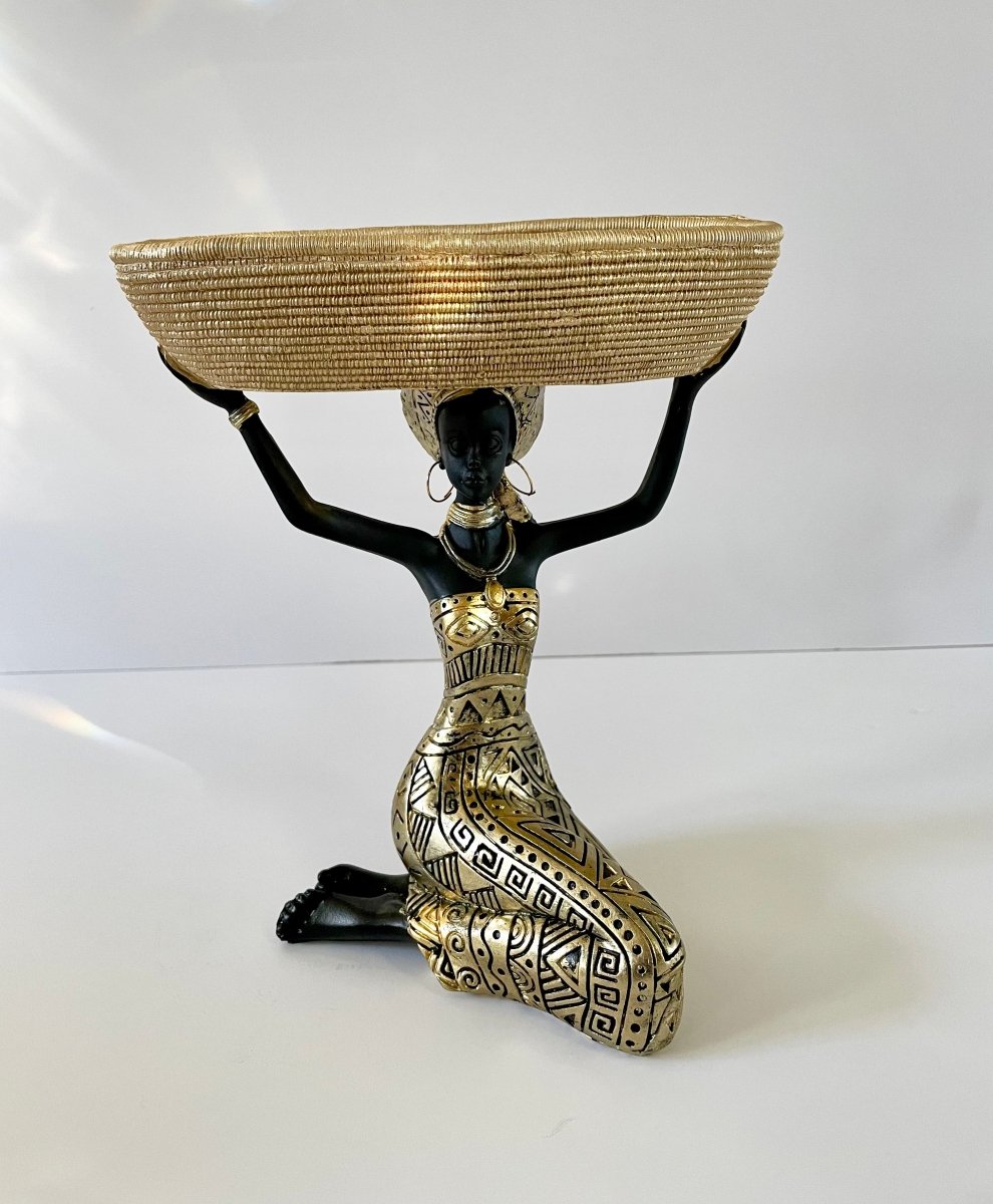 Peterson Home Abstract Tribal Lady Sculpture Decor main image 0