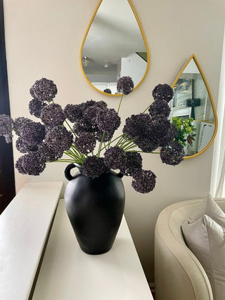 Artificial Allium Branch For Home Decor, DIY Bouquet Stems ( Set Of 3) - DesignedBy The Boss