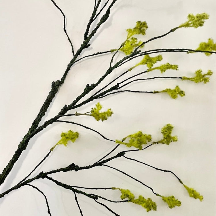 Artificial Branch with Green Buds, High Quality Artificial Flower, DIY