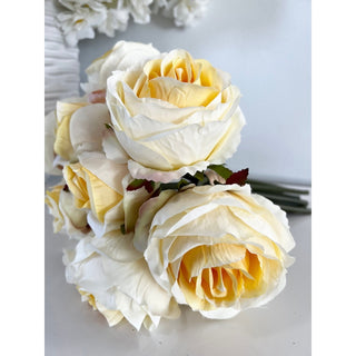 Artificial Roses Flower Bouquet 9 Heads Silk Roses - DesignedBy The Boss