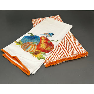 Autumn Harvest Kitchen Towels, Set of 2 - DesignedBy The Boss