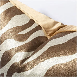 Brown Zebra Print Pillow Cover 22" x 22" Luxe Collections - DesignedBy The Boss